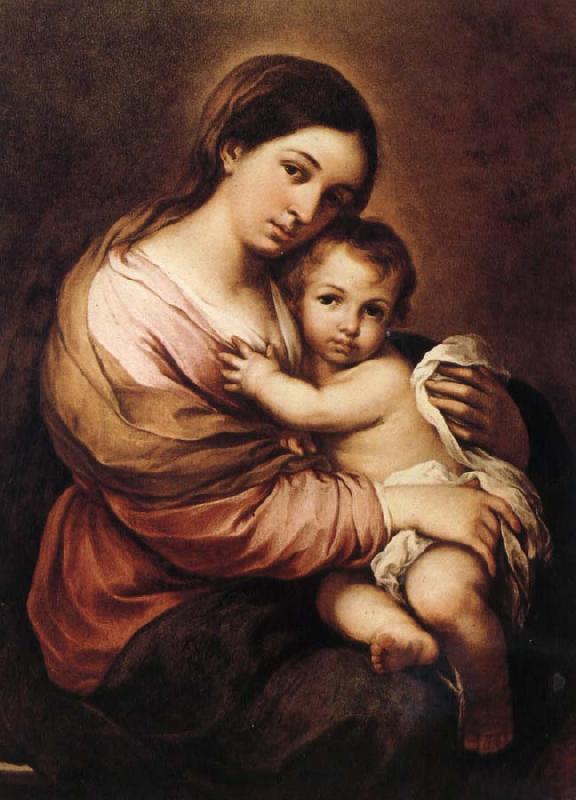 Bartolome Esteban Murillo Virgin and the Son oil painting image